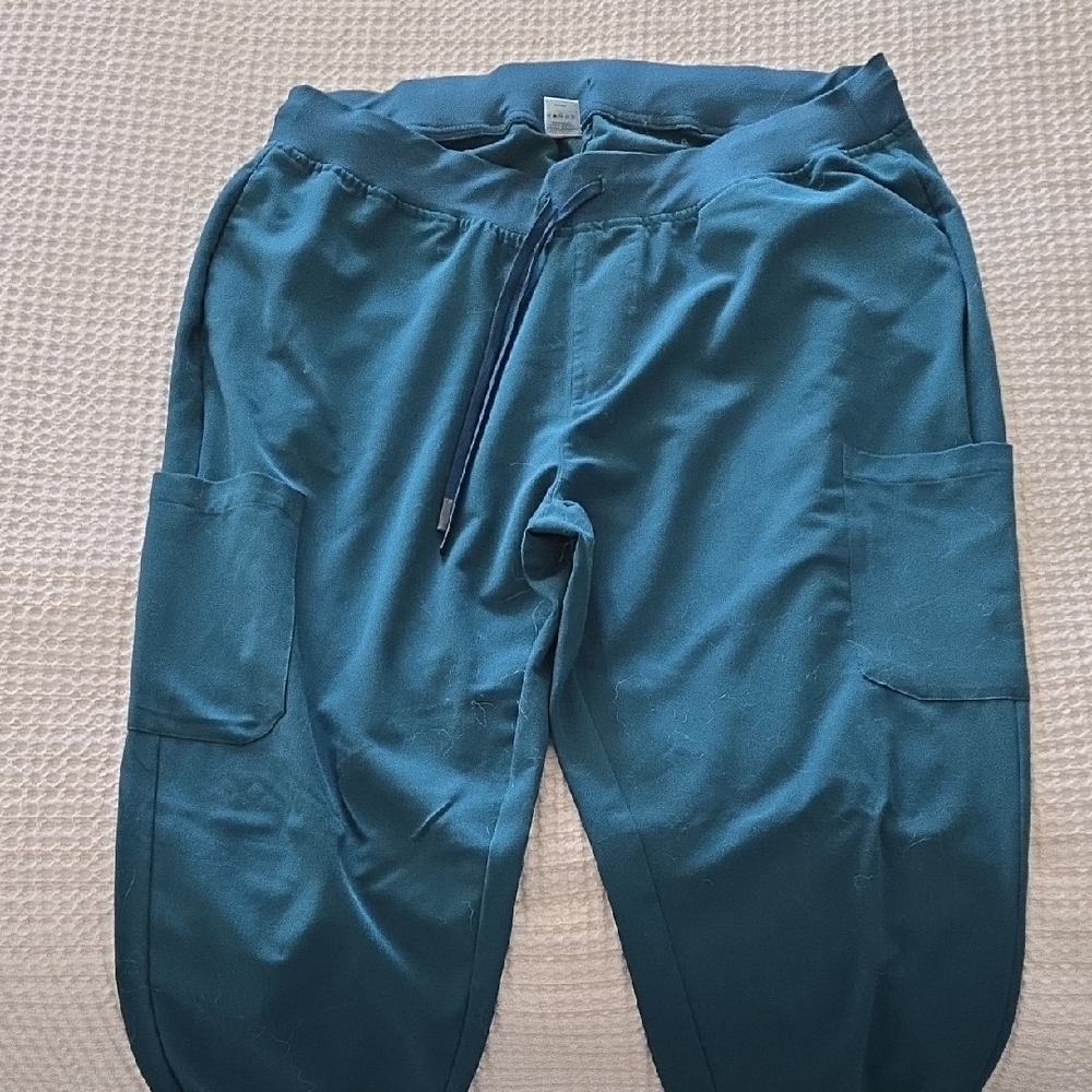 Women's Teal Mandala Scrub Pants